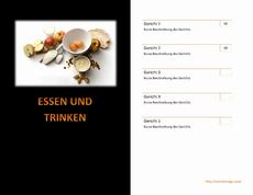 Restaurant Speisekarte